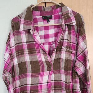 Plaid top